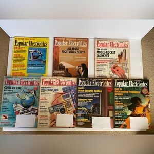 Popular Electronics Magazines vintage 1990s 1994 lot of 7 issues
